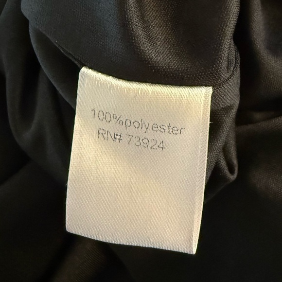 MING WANG Open Front Sequin Vegan Leather Jacket Black Size M NEW - Picture 11 of 12